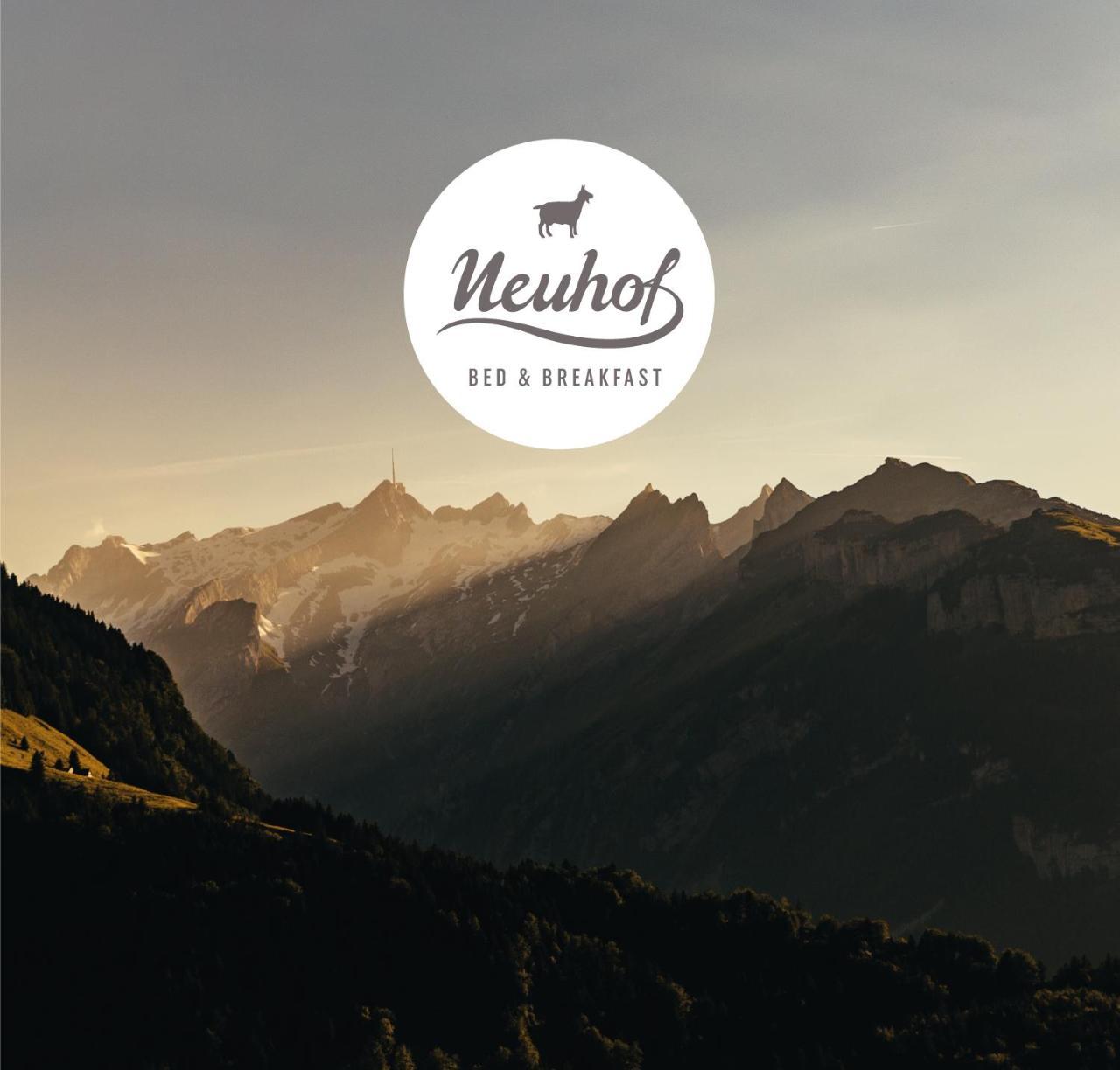 Neuhof Gäste-& Schokohaus Appenzell Exterior foto