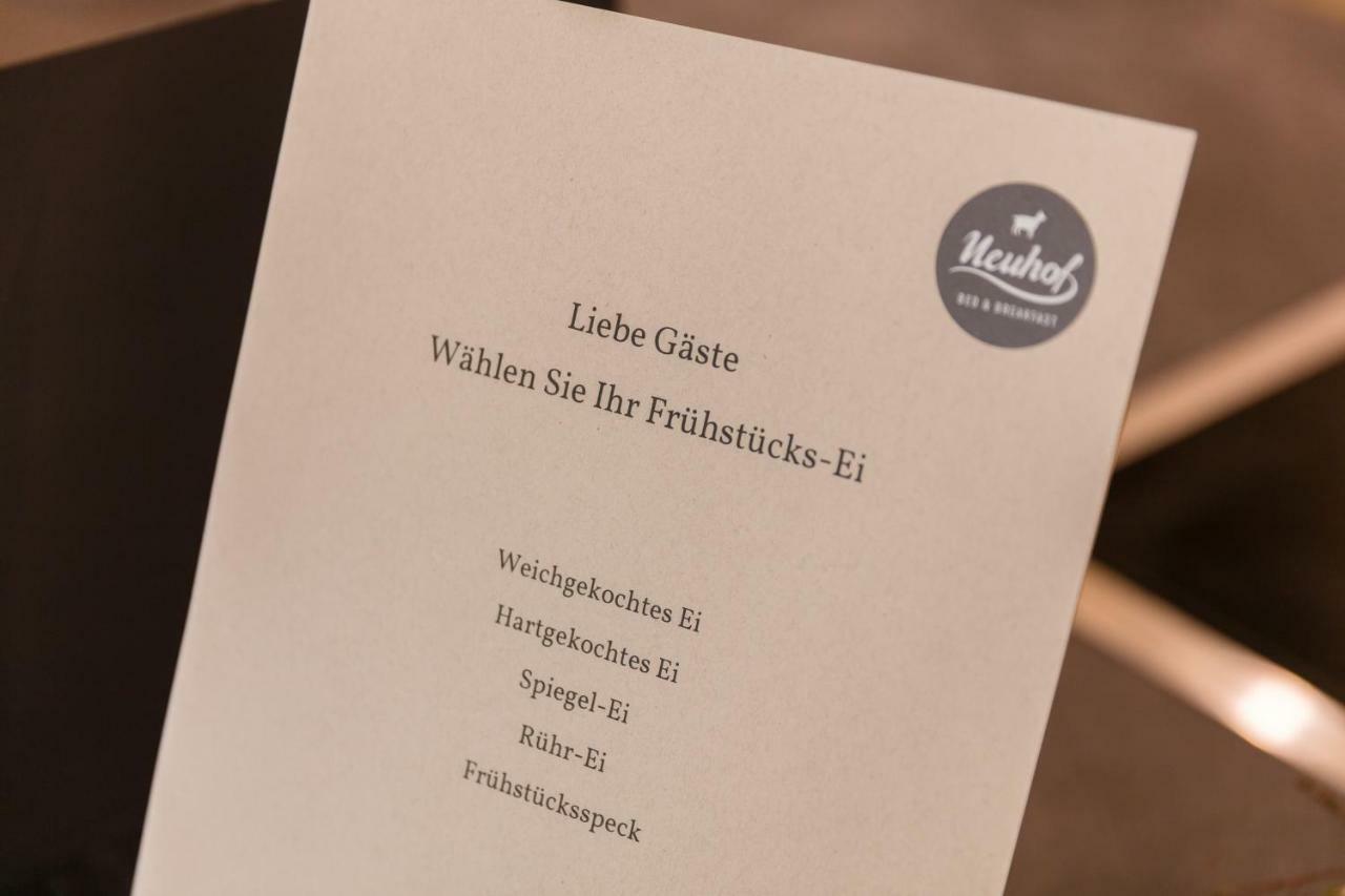 Neuhof Gäste-& Schokohaus Appenzell Exterior foto
